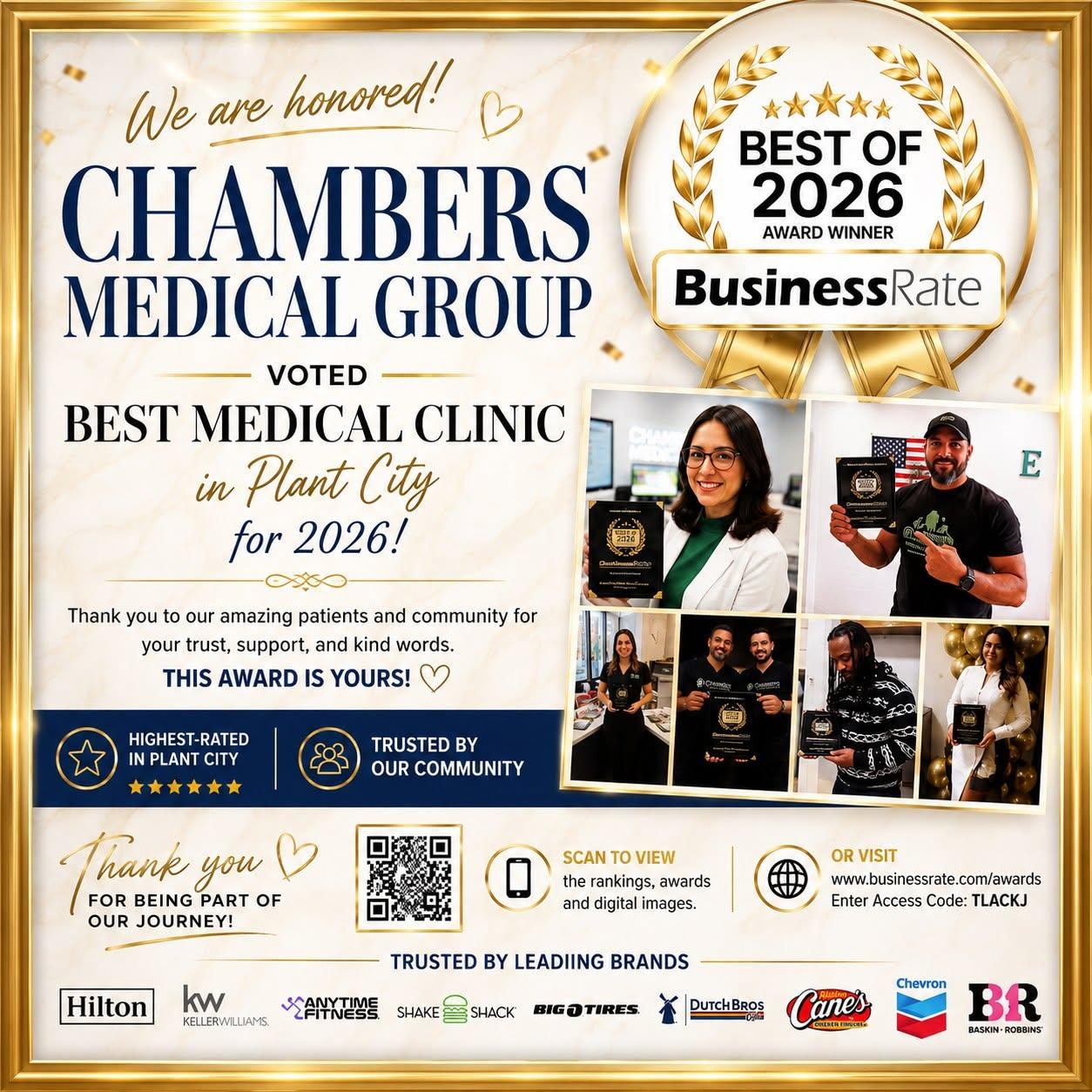 Chambers Medical Group award